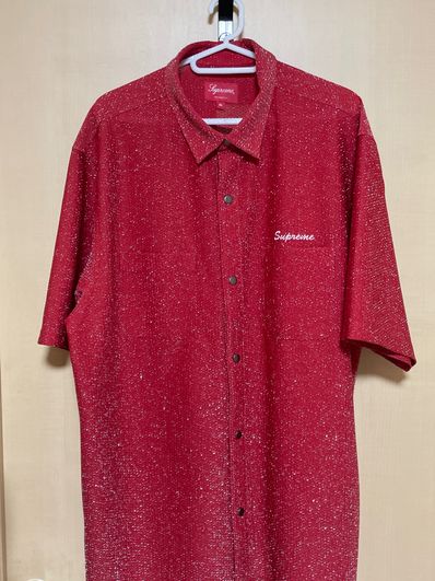 Supreme Lurex S/S Shirt "Red"