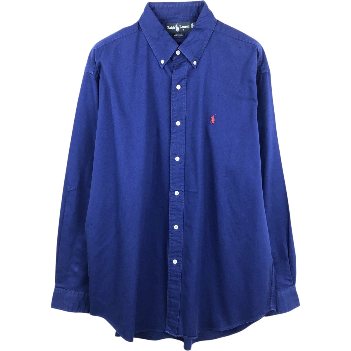 古着 ラルフローレン Ralph Lauren BLAIRE 長袖 ボタンダウンシャツ メンズL相当/eaa659899
