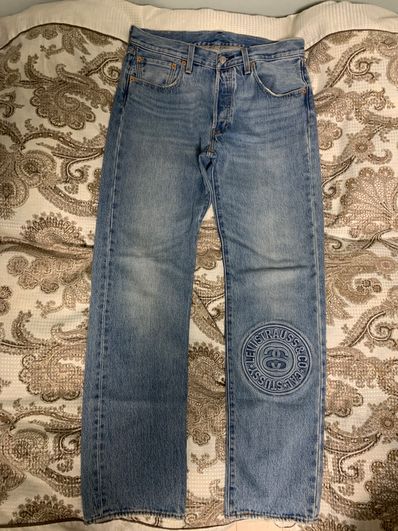 Stussy × LEVI'S Embossed 501 "Denim" A52180000