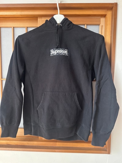 Supreme Bandana Box Logo Hooded Sweatshirt "Black"