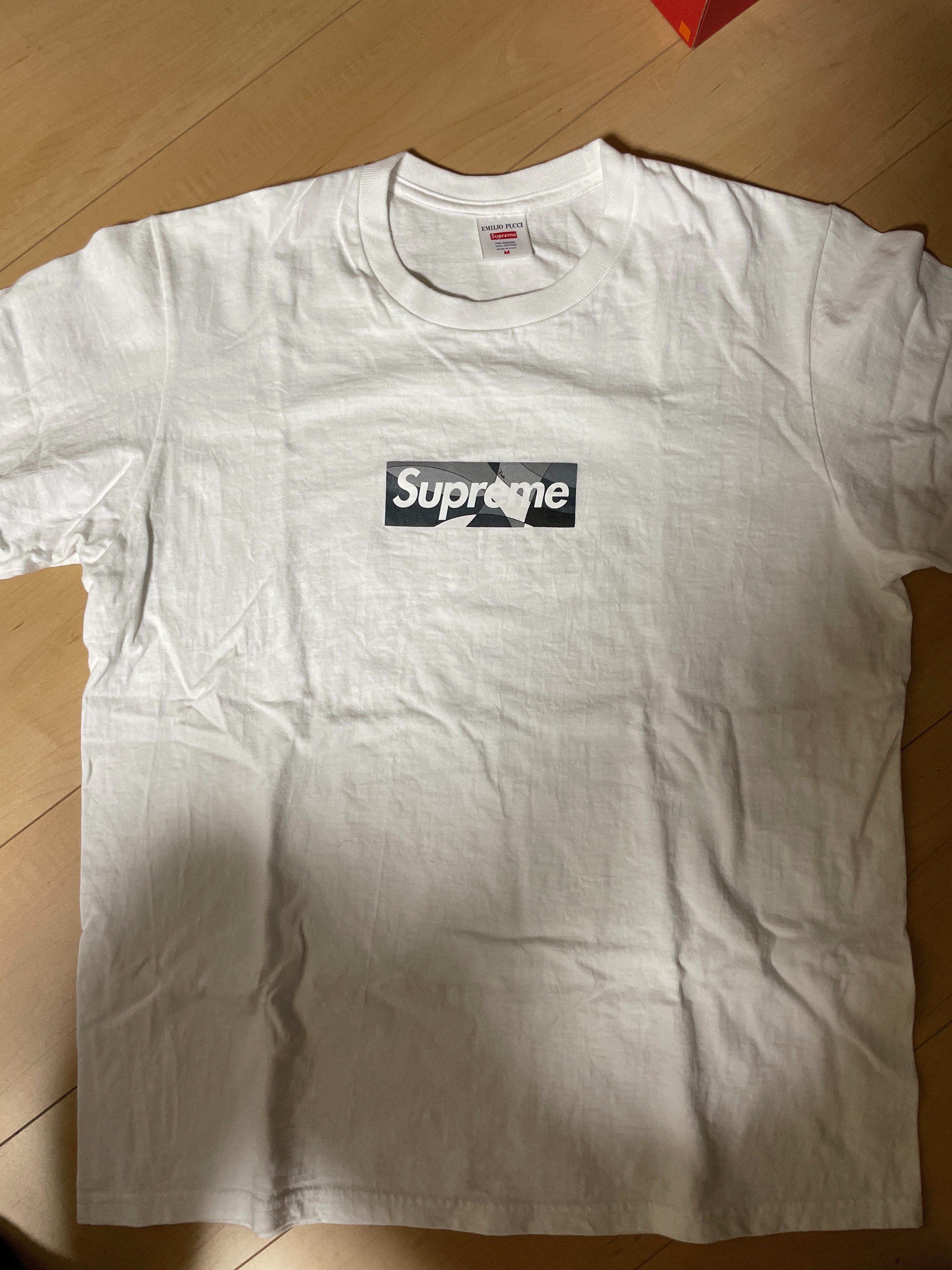 Supreme / Emilio Pucci® Box Logo Tee "White/Black"