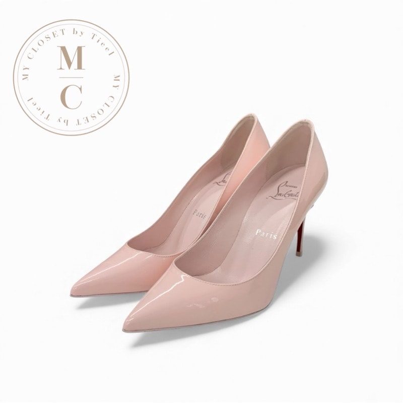 クリスチャンルブタン Christian Louboutin パンプス 靴 シューズ パテント ピンク 未使用