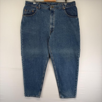 古着 90's/90年代 リーバイス Levi's USA製 デニム パンツ 560 テーパード ジッパーフライ 5ポケット w42 L30 ブルー系 メンズ