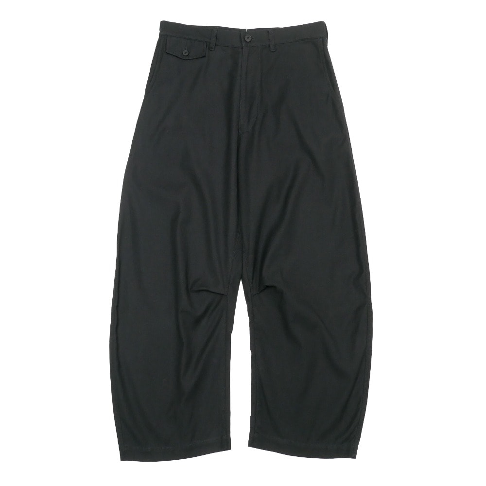 2025年製■COMME des GARCONS HOMME コムデギャルソンオム ワイドパンツ サイズS AD2025 カーブパンツ ブランド古着【中古】20260516/RA9344
