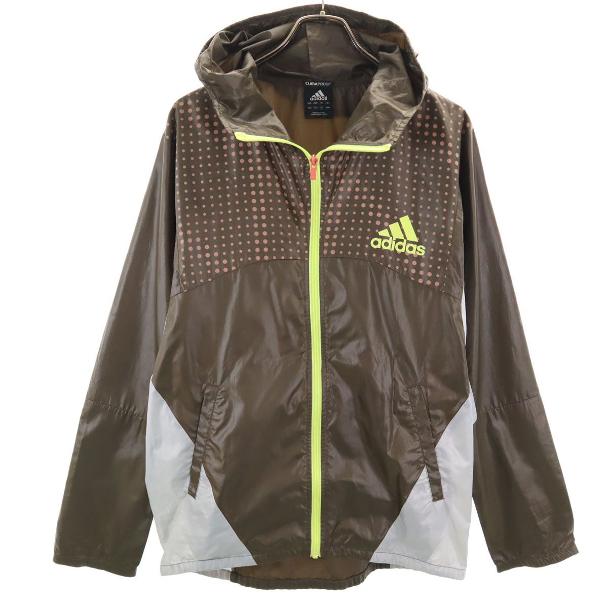 adidas アディダス ジップジャケット L ブラウン系