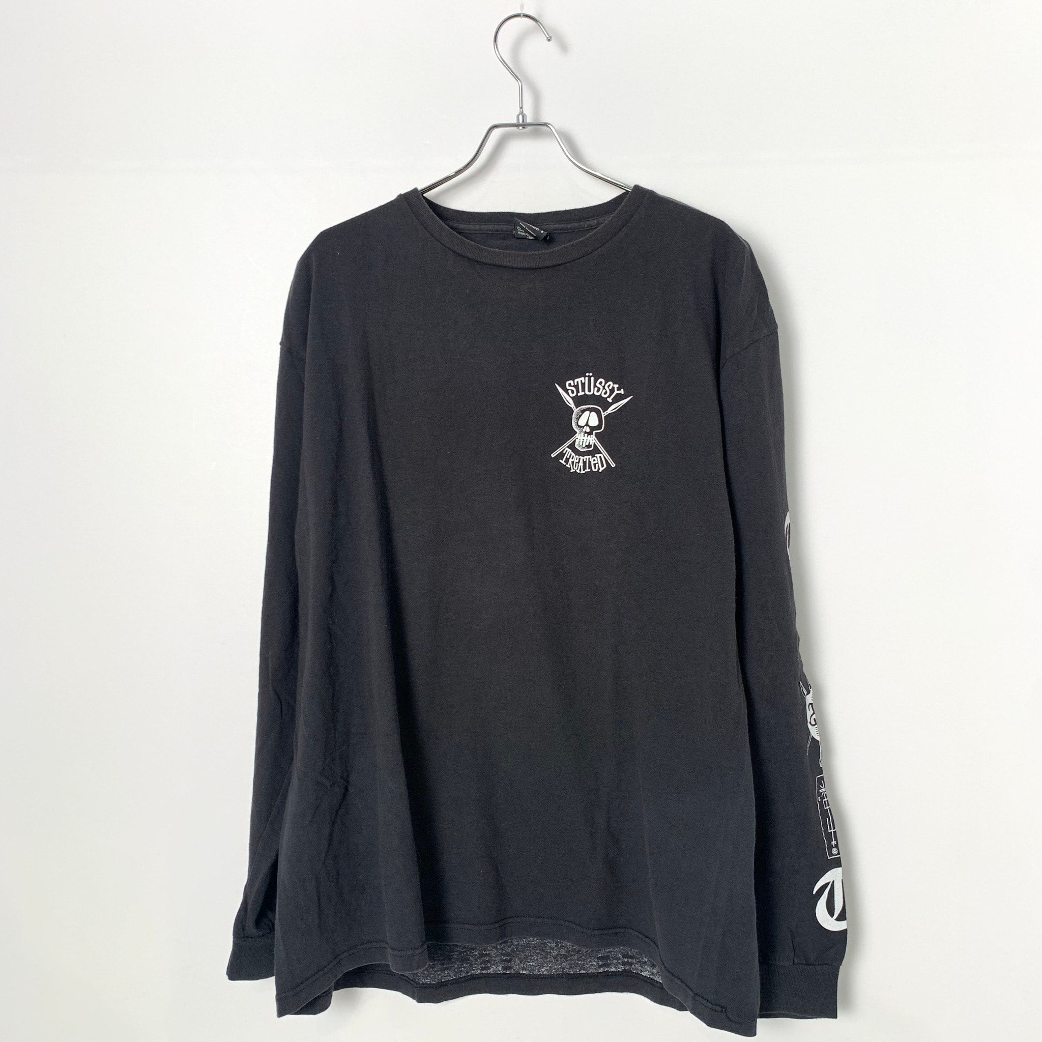 STUSSY×TREATED LSTEE Black
