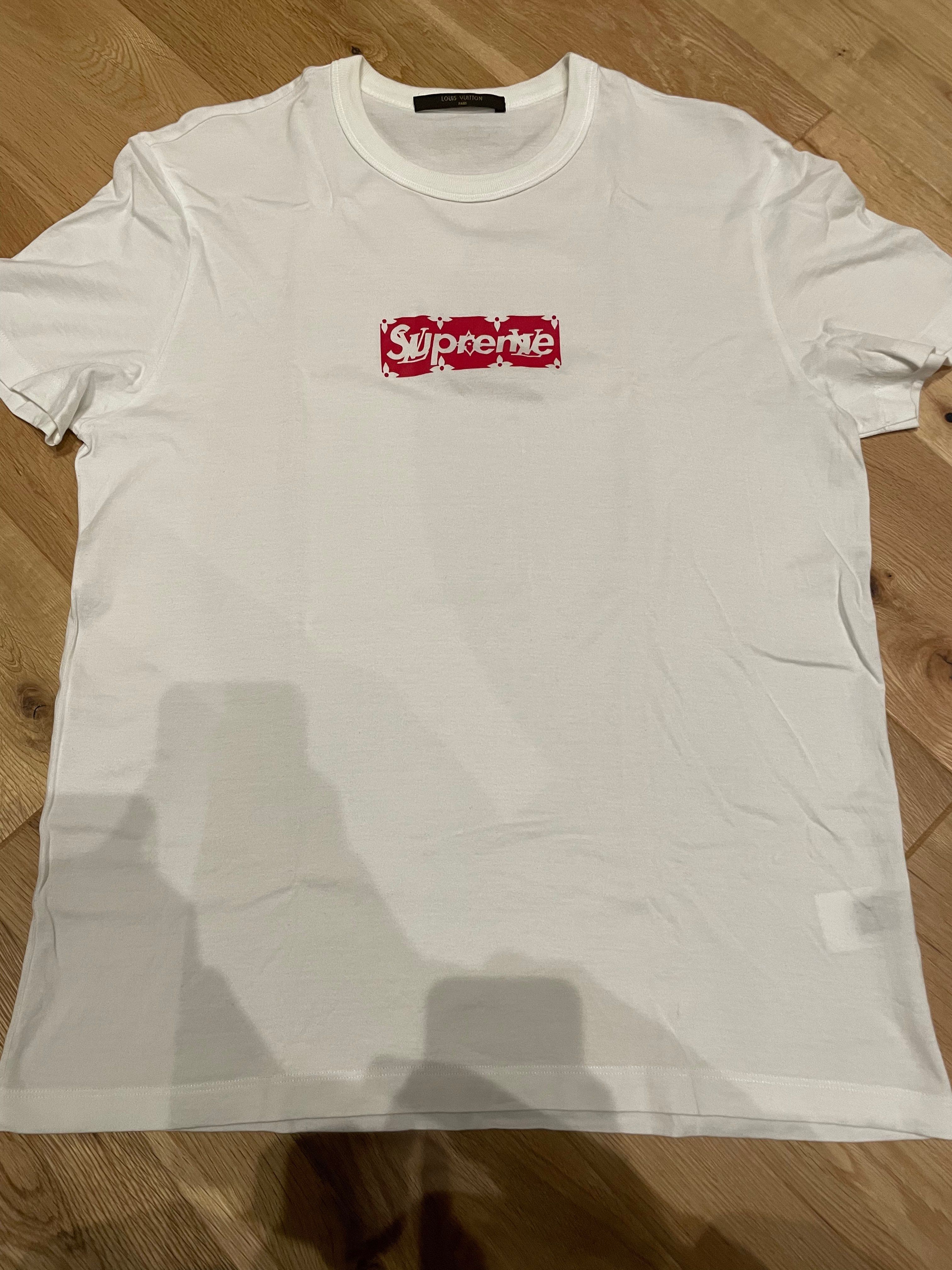 Supreme / Louis Vuitton Box Logo Tee "Red"