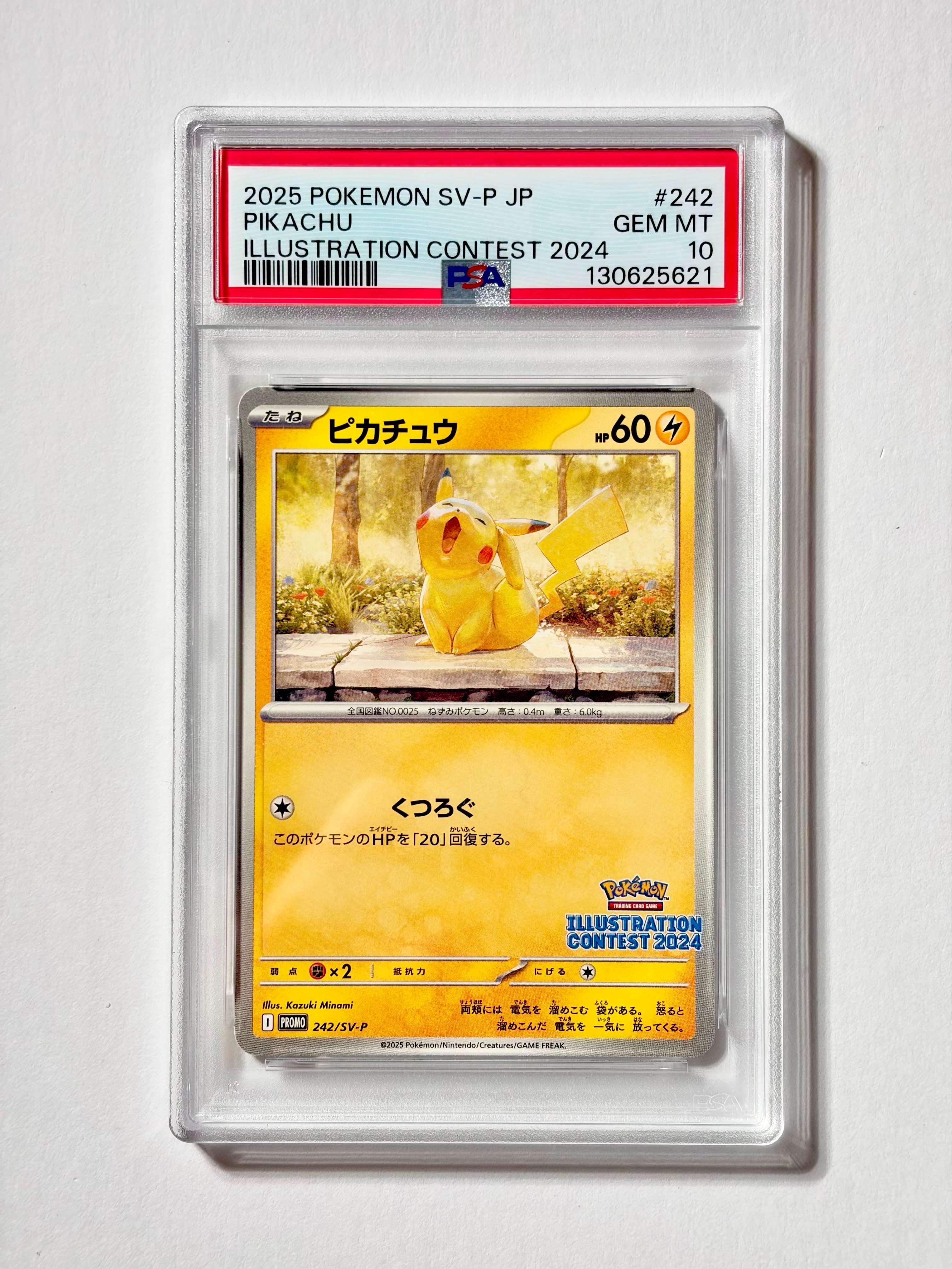 ピカチュウ [SV-P 242](プロモカードパック「イラストレーションコンテスト 2024 受賞作品プロモカード化記念キャンペーン」)