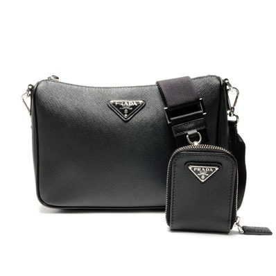 プラダ PRADA サフィアーノ ショルダーバッグ【中古】