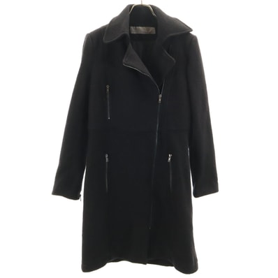ZARA BASIC ザラベーシック ウールブレンド コート M ブラック