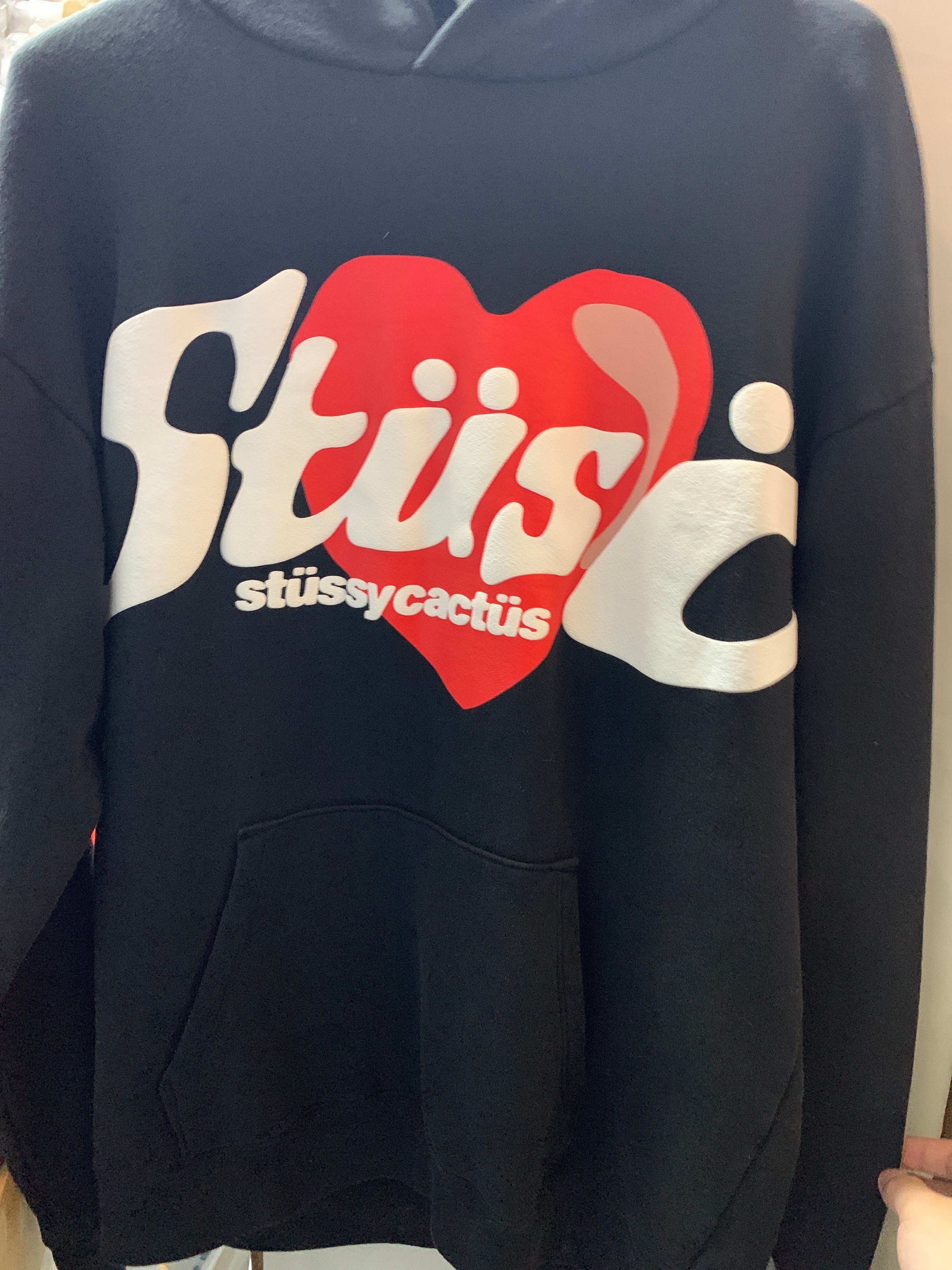 Stussy CPFM HEART HOODIE "Black"