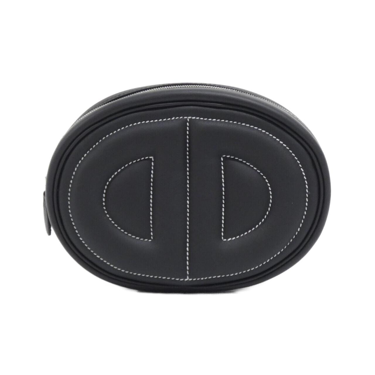 ★最終価格★SALE【6da0015】エルメス ショルダーバッグ ジップアンゴートゥーゴー エバーグレイン ブラック シルバー金具 K刻印【中古】レディース B (目立った傷や汚れなし)】【6da0015】エルメス ショルダーバッグ
