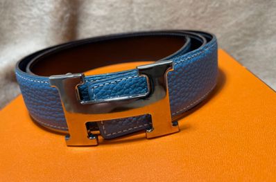 エルメス コンスタンス Hベルト 80 ブルージーン トゴ