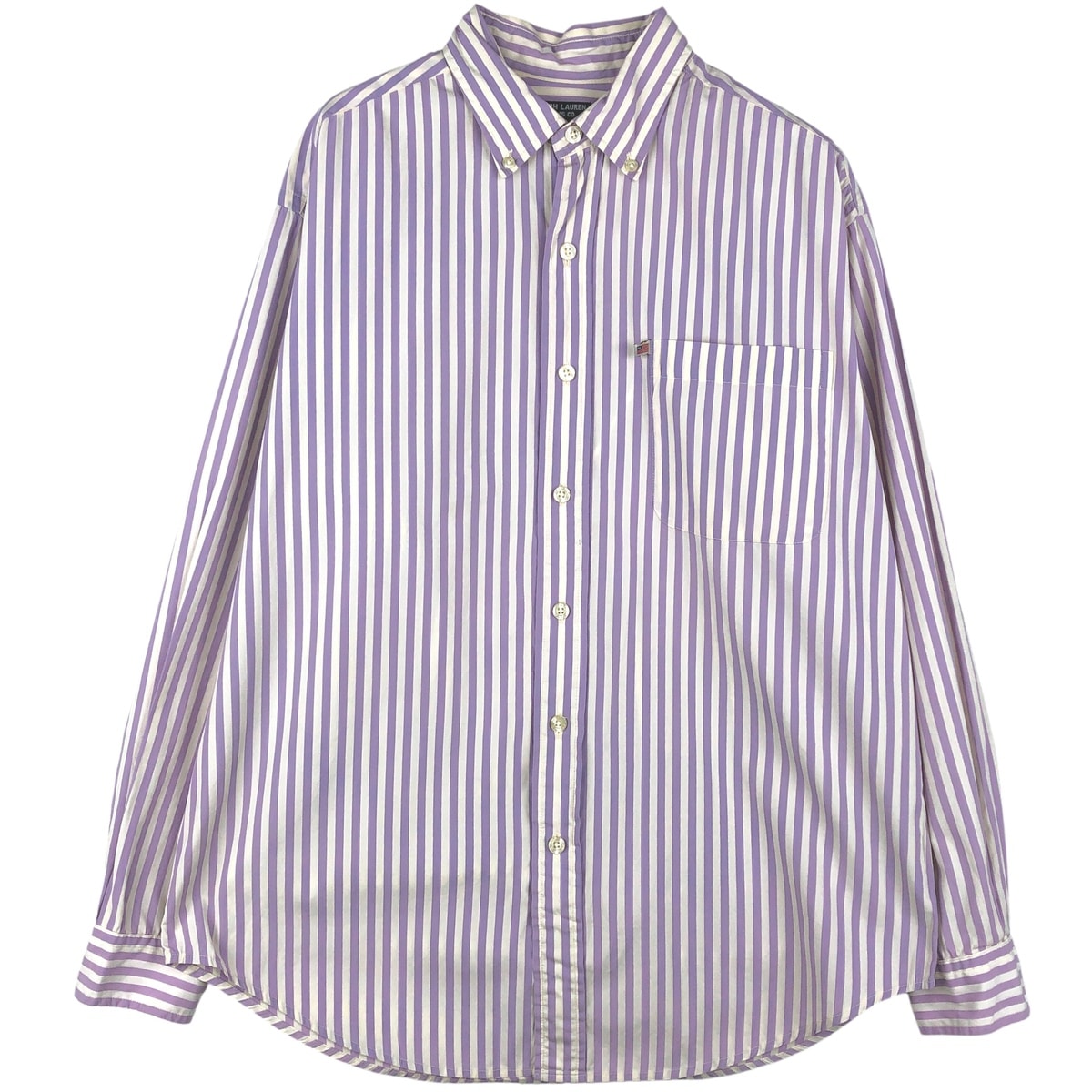 古着 00年代 ラルフローレン Ralph Lauren RALPH LAUREN JEANS CO 長袖 ボタンダウンストライプシャツ メンズM相当/eaa606769
