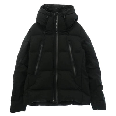 DESCENTE デサント DAMOGK30U ALLTERRAIN MOUNTAINEER 水沢ダウン オルテライン マウンテニア ダウンジャケット ブラック系 M【中古】