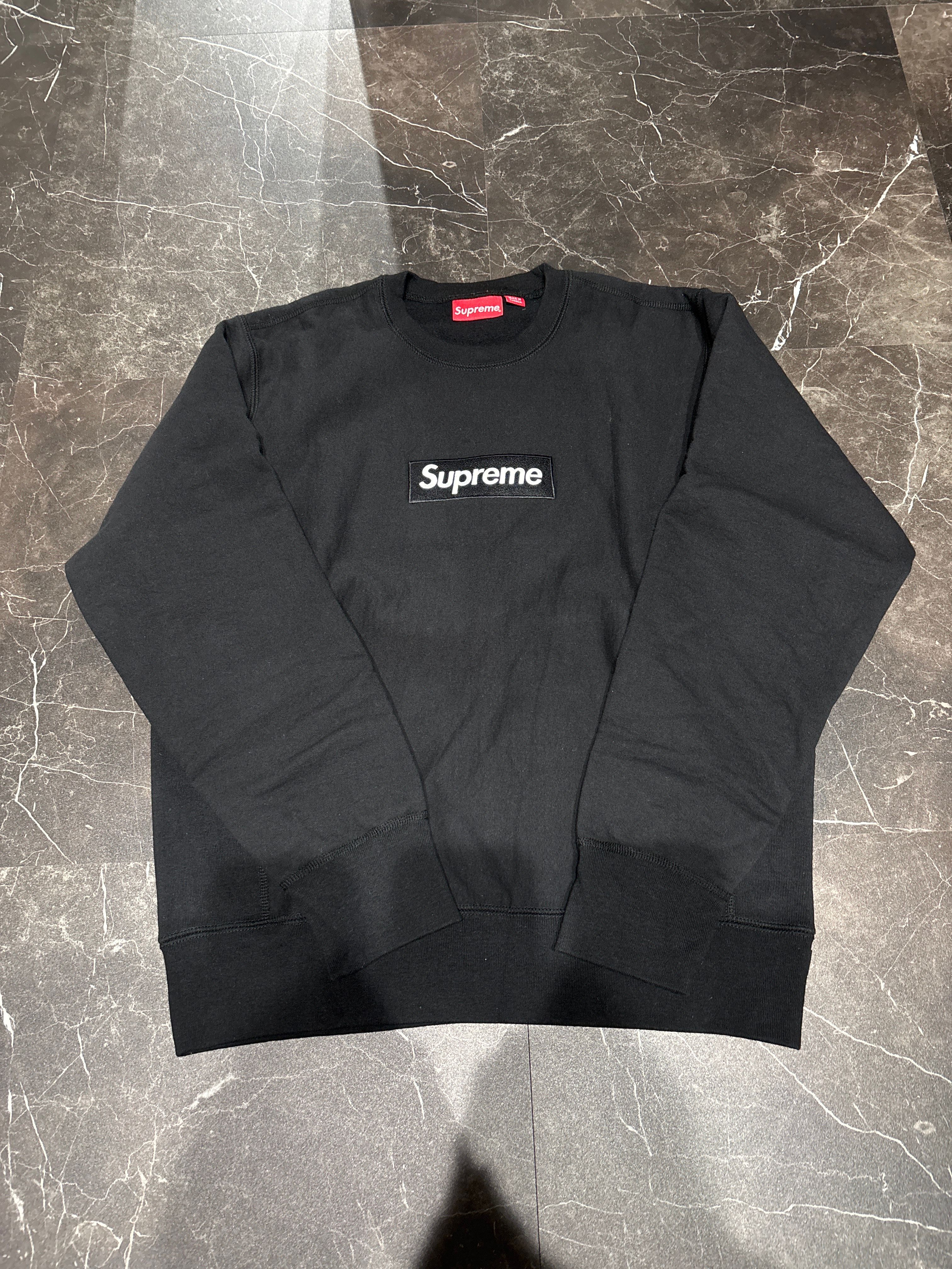 Supreme Box Logo Crewneck Sweatshirt "Black" (18FW)