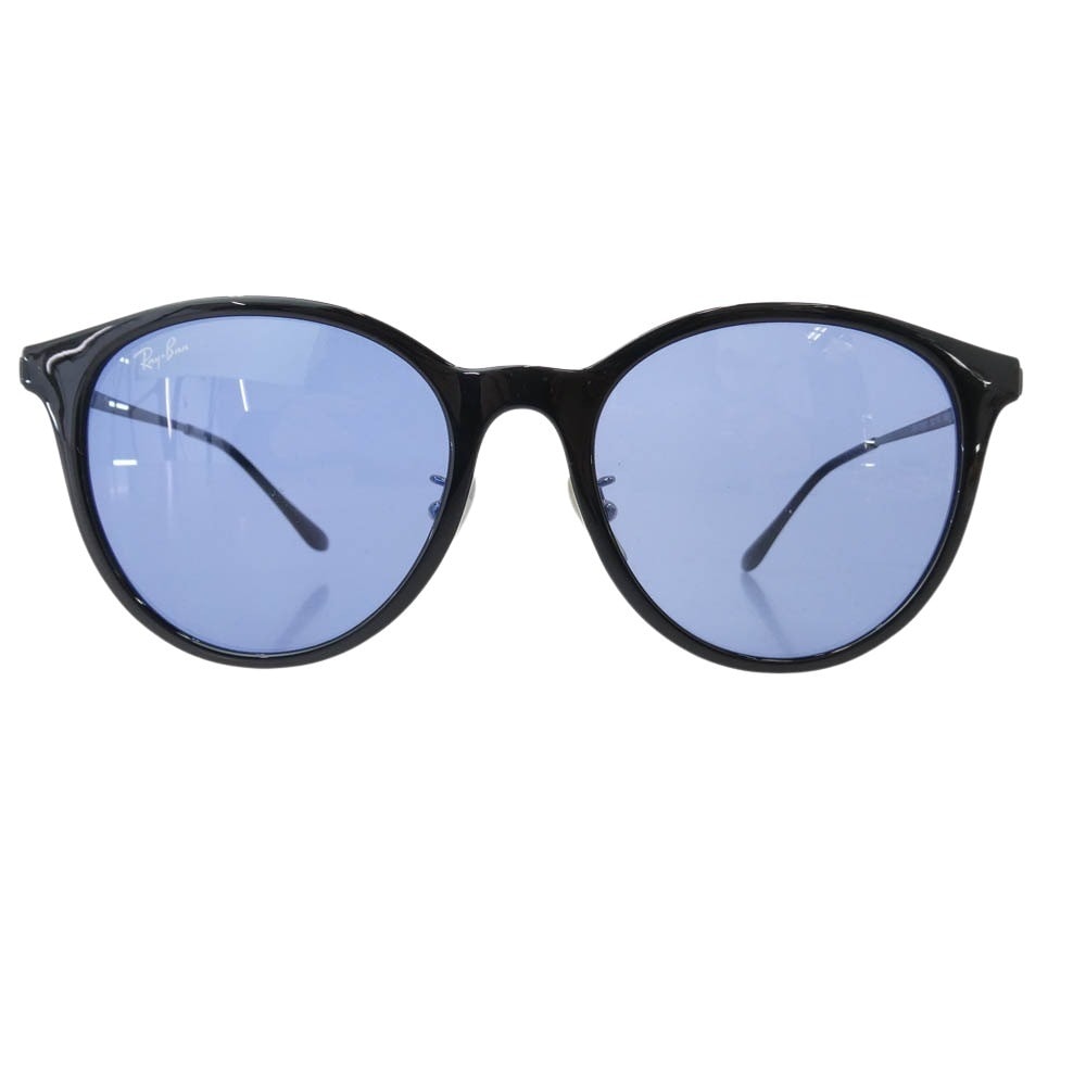Ray-Ban レイバン サングラス RB4334D ローブリッジフィット カラーレンズ サングラス アイウェア メガネ 眼鏡 フレーム:ブラック系 レンズ:ブルー系 55□19-145【中古】
