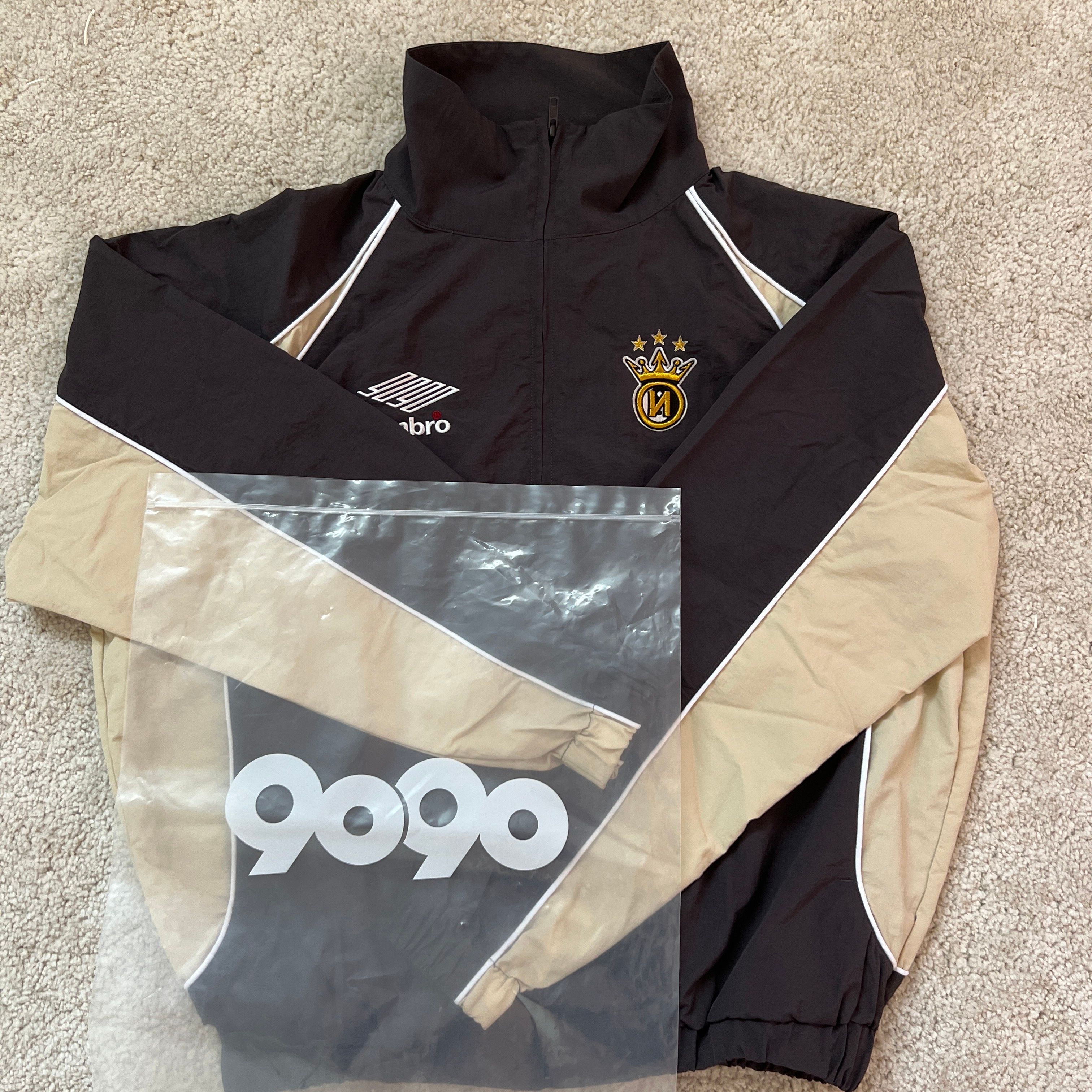 umbro x 9090 Nylon Track Jacket "Charcoal Gray"