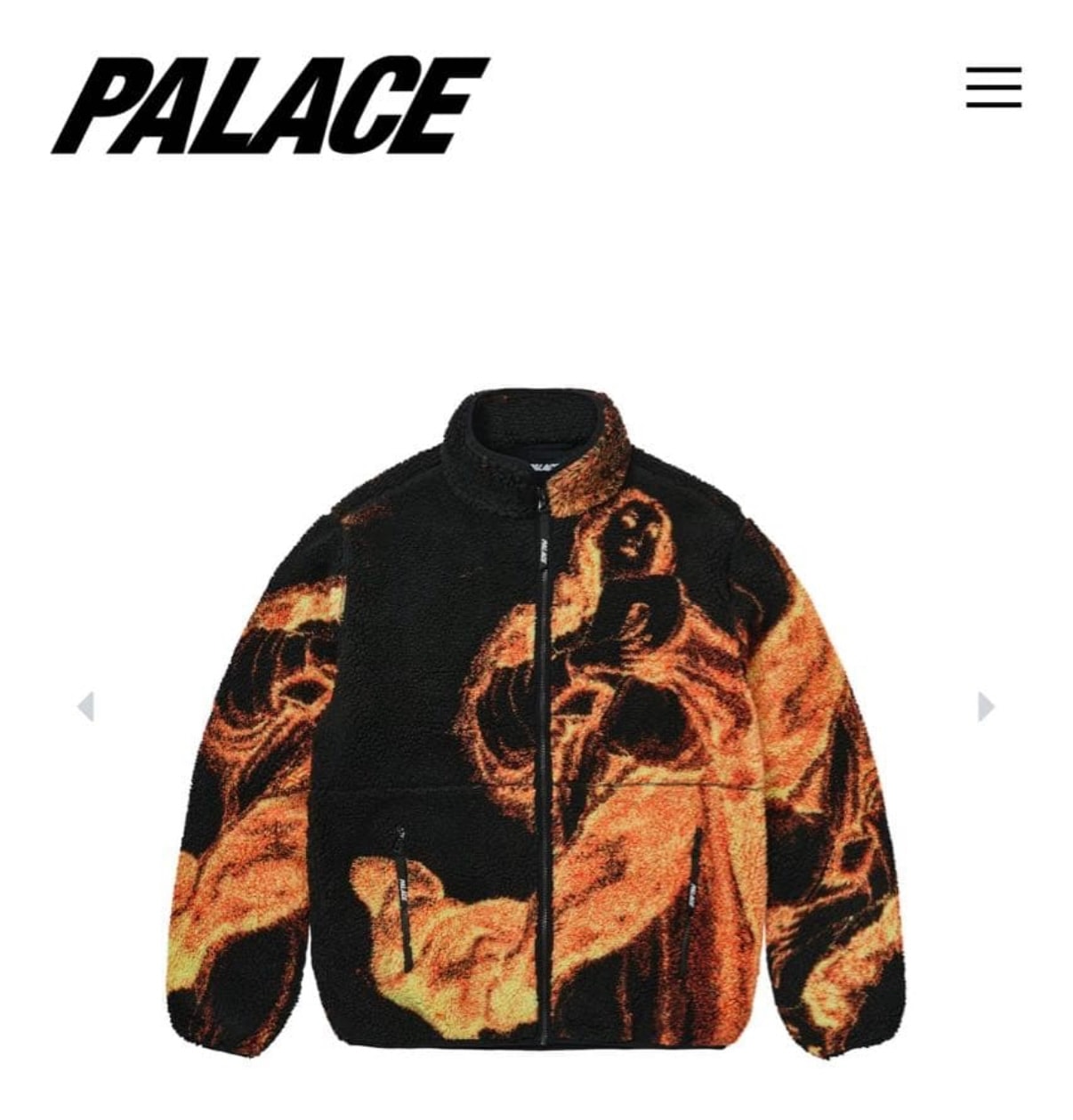PALACE Holy Grail Funnel Fleece "Black"