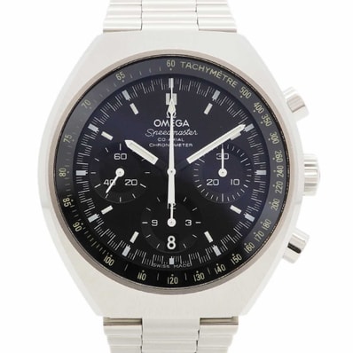 ★SALE【6wdc0239】オメガ スピードマスター 327.10.43.50.01.001 黒文字盤【中古】腕時計 メンズ