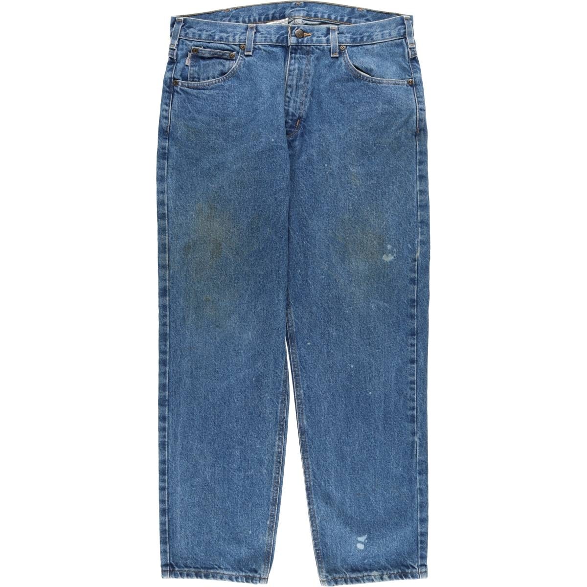 古着 カーハート Carhartt RELAXED FIT テーパードデニムパンツ メンズw35相当/eaa553697