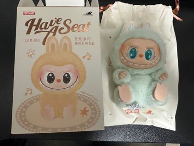 POP MART THE MONSTERS (LABUBU) Have a Seat Plush Series QUQU
