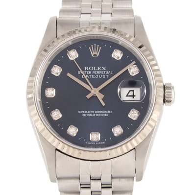 【ノーメンテナンス還元価格】ロレックス デイトジャスト 16234G SSxWG 自動巻 T番