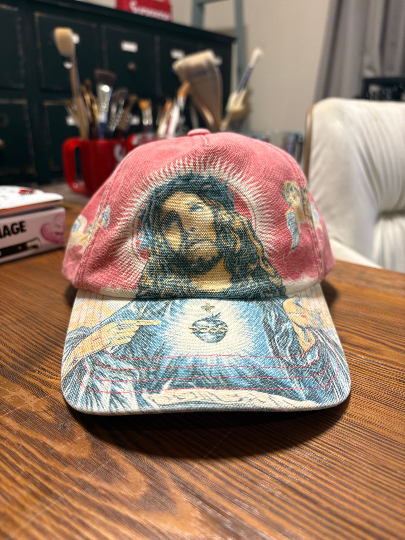 Supreme Jesus 5-Panel "Light Red"