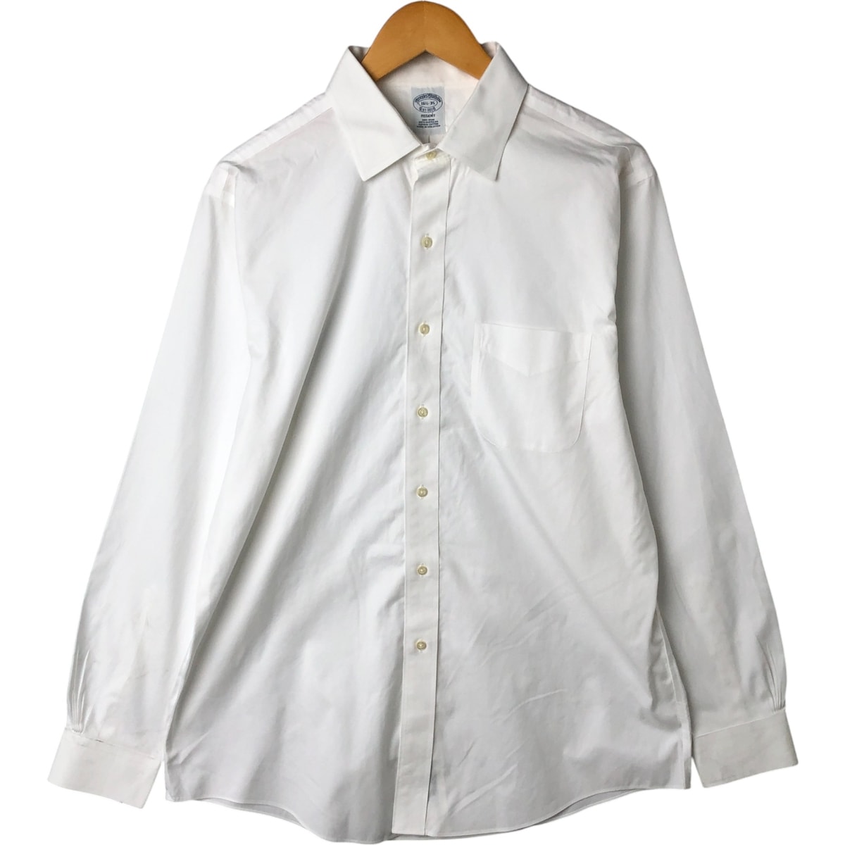 古着 ブルックスブラザーズ Brooks Brothers Est.1818 REGENT 長袖 コットンシャツ メンズL相当/eaa547525