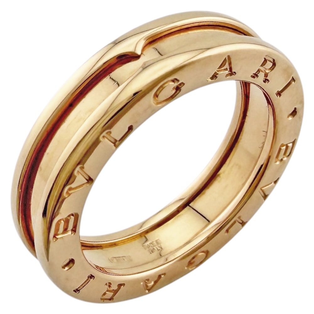 ブルガリ ビーゼロワン 1バンド リング 指輪 11号 18金 K18ピンクゴールド レディース BVLGARI  中古