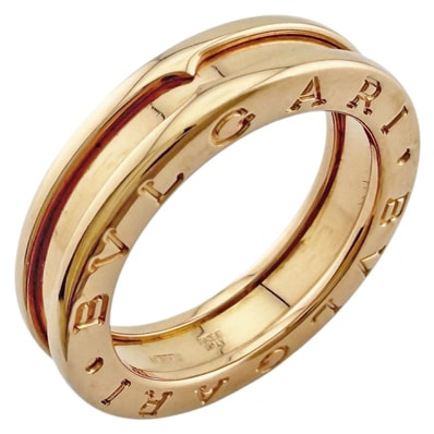 ブルガリ ビーゼロワン 1バンド リング 指輪 11号 18金 K18ピンクゴールド レディース BVLGARI 中古
