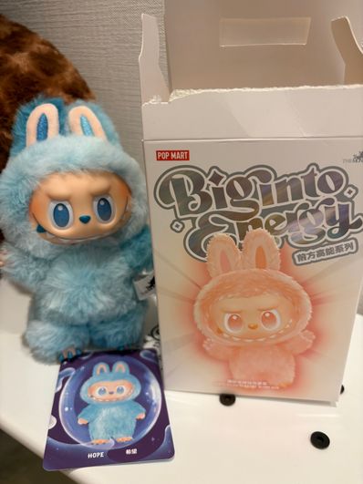 POP MART THE MONSTERS (LABUBU) Big into Energy Series Plush Pendant HOPE