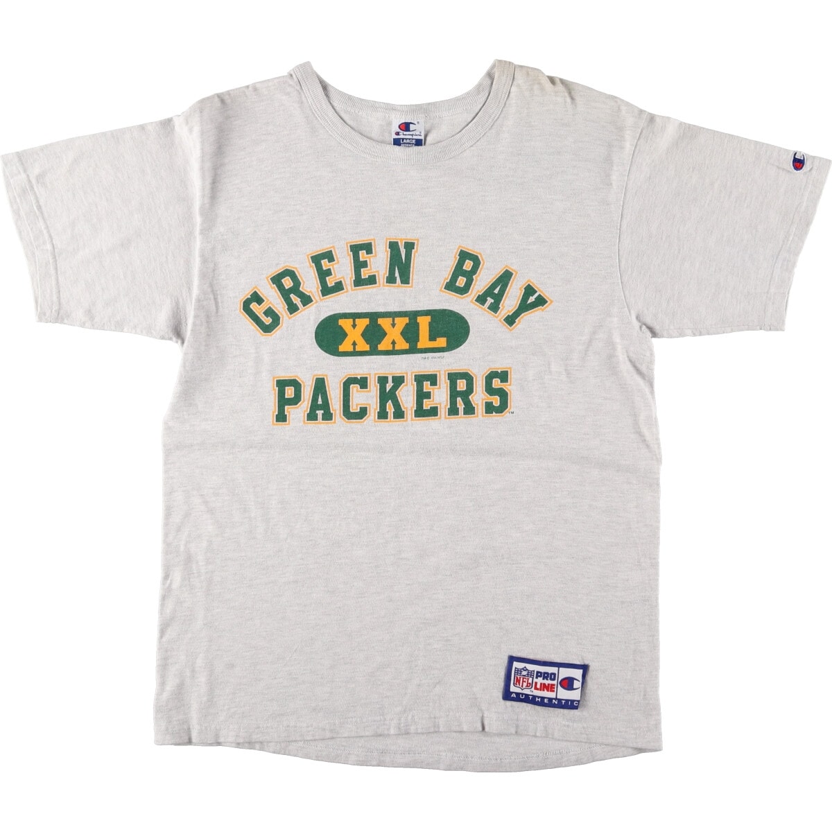 古着 90年代 チャンピオン Champion NFL GREEN BAY  PACKERS グリーンベイパッカーズ ロゴTシャツ メンズL相当 ヴィンテージ/eaa476517