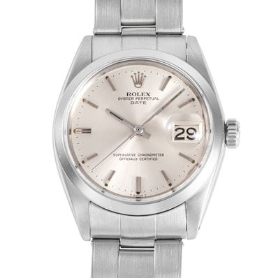 ROLEX ロレックス パーペチュアルデイト 1500 1967年製 リベットブレス ステンレススチール【中古】