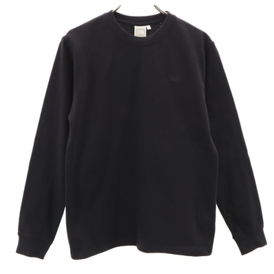 THE NORTH FACE ノースフェイス 長袖 ヌプシ コットン Tシャツ M ブラック NTW82135 アウトドア ロンT