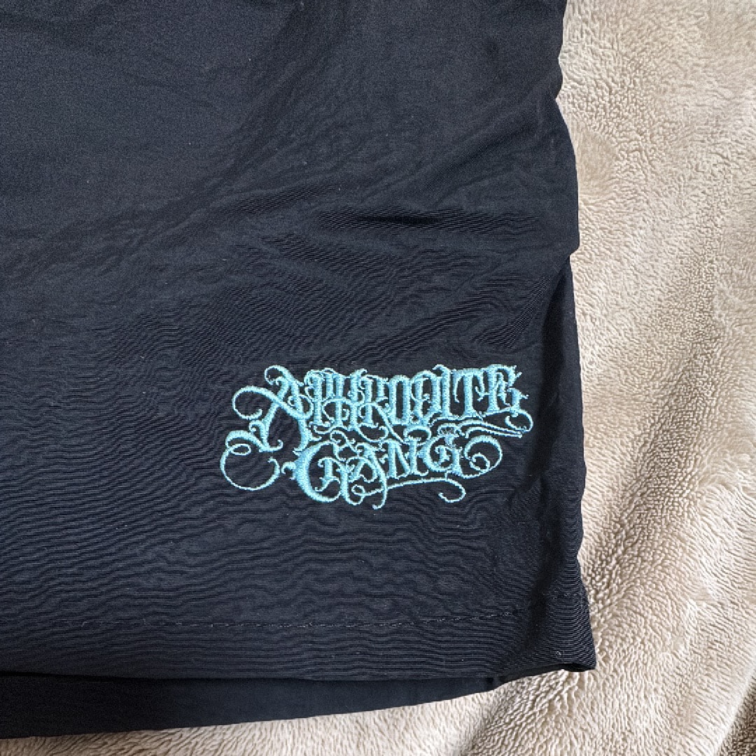 APHRODITEGANG Classic Logo Nylon Shorts "Black Blue"