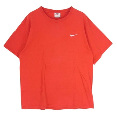 NIKE ナイキ Tシャツ 白タグ USA製 半袖 Tシャツ カットソー レッド系 L【中古】