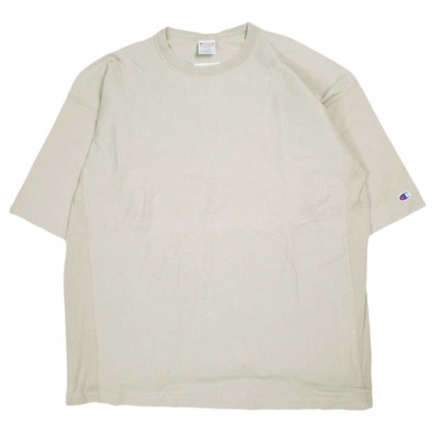 Champion x monkey time チャンピオン モンキータイム 別注 REVERSE WEAVE TEE リバースウィーブ オーバーサイズTシャツ C8-P327 XL GREIGE 半袖 コットン トップス g24386
