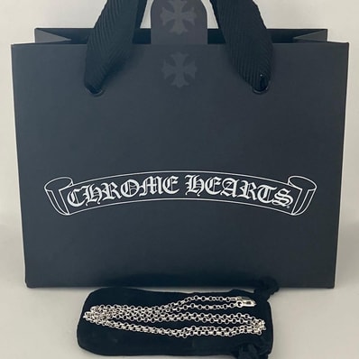 新品未使用 クロムハーツ ロールチェーンネックレス 20インチ シルバー925