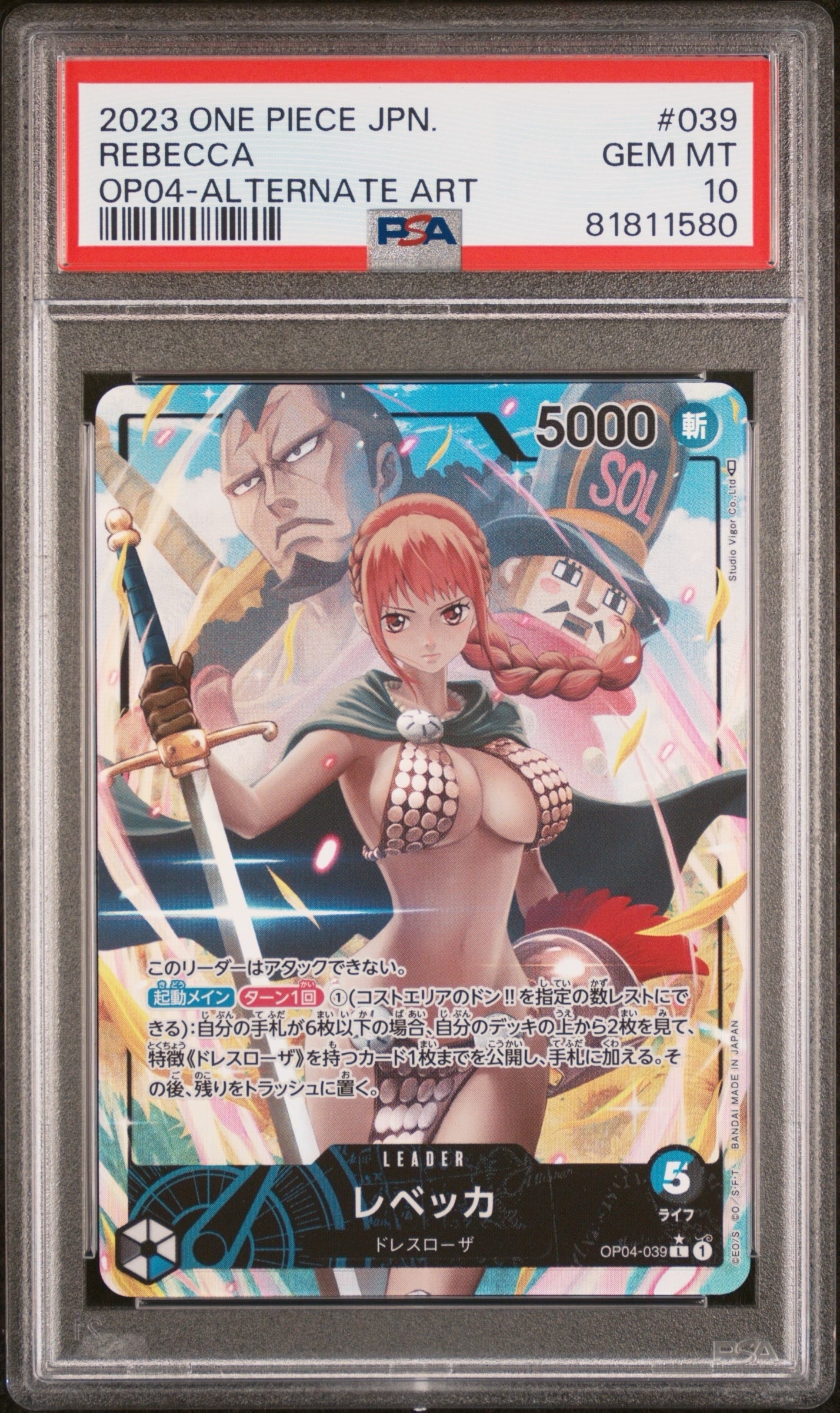 Rebecca L-P [OP04-039] (Booster Pack The Kingdom Of Conspiracy)