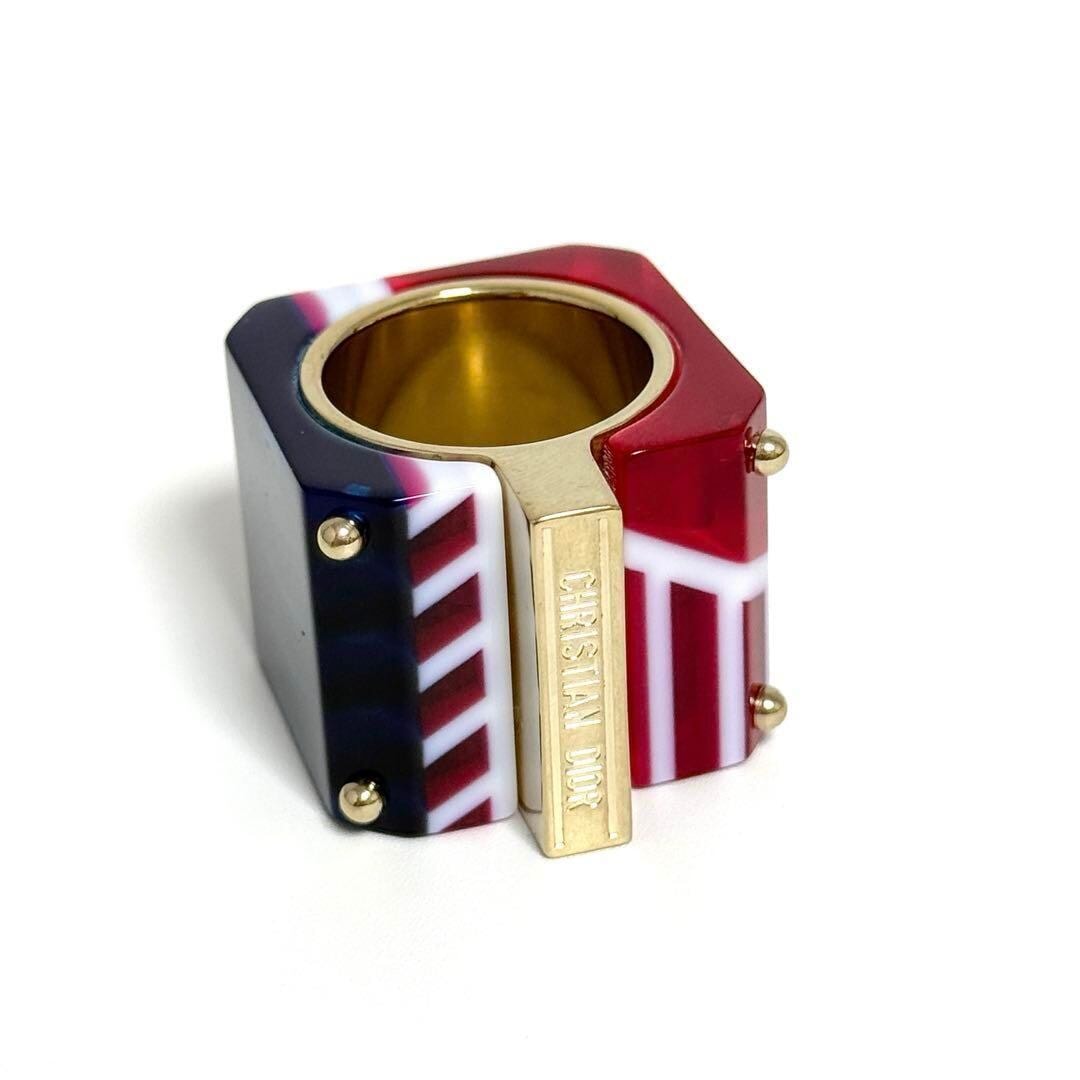 【13号・定価9万】ディオール レディース 指輪 ソルベ ワイド リング