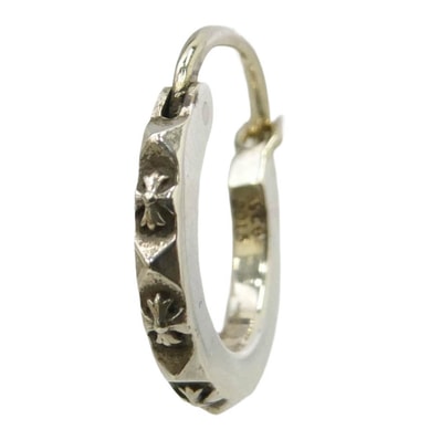 CHROME HEARTS クロムハーツ(原本無) 2024年購入レシート原本付属 HOOP TFP TINY タイニー トゥルーファッキンパンク フープピアス シルバー系【中古】
