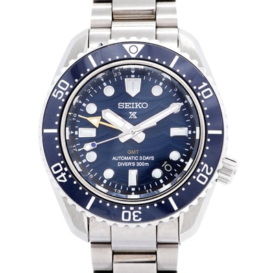 【6wkc0183】セイコー プロスペックス ダイバースキューバ GMT SBEJ027/6R54-00N0 青文字盤【中古】腕時計 メンズ