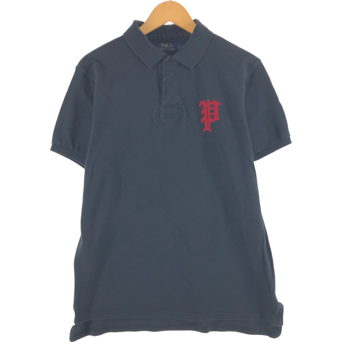 古着 ラルフローレン Ralph Lauren POLO RALPH LAUREN CUSTOM FIT 半袖 ポロシャツ メンズL相当/eaa557306