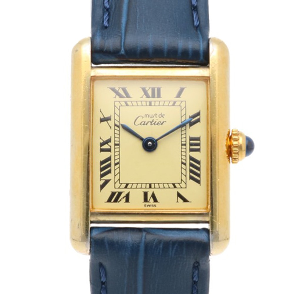 カルティエ マストタンク SM 腕時計 時計 GP W1003153 クオーツ レディース 1年保証 CARTIER  中古