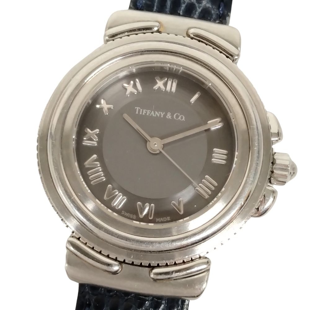 TIFFANY&CO. ティファニー L0810 インタリオ クォーツ レディース ベルト社外 腕時計  C550