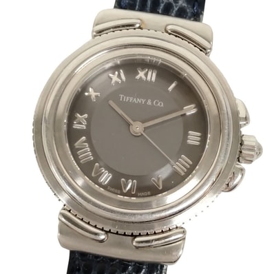 TIFFANY&CO. ティファニー L0810 インタリオ クォーツ レディース ベルト社外 腕時計 C550