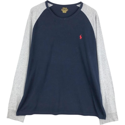 古着 ラルフローレン Ralph Lauren POLO RALPH LAUREN CUSTOM SLIM FIT ロングTシャツ ロンT メンズXL相当/eaa669148