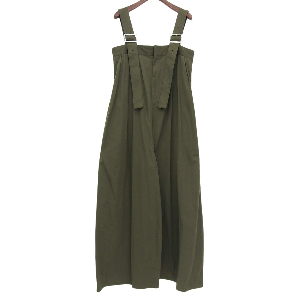 アンスリード ビッグパンツ オーバーオール オールインワン レディース カーキ 36 522430300201-01 36