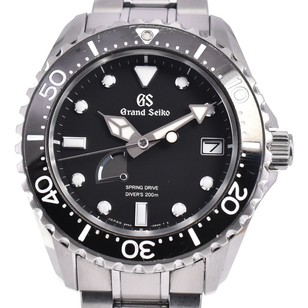 値下 セイコー SEIKO SBGA229/9R65-0AM0 グランドセイコー ダイバーズ スプリングドライブ メンズ 箱・保証書付き B#146774